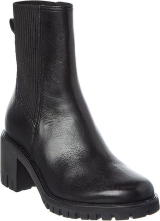 Rag & Bone Corey Mid-Heel Leather Chelsea Boot