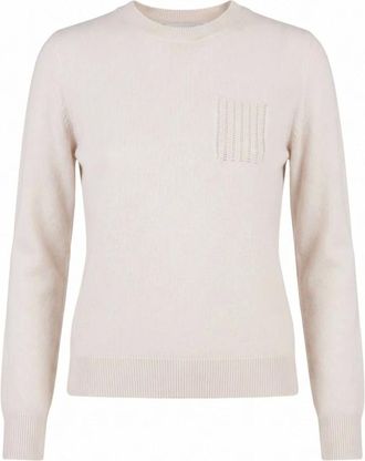 PESERICO Truien & Vesten, Dames, Bruin, S, Round-neck Truien