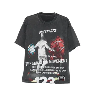 RRR123 T-Shirts, male, Gray, Size: XL Theo-Ss08 Mech T-shirt