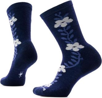 Smartwool Everyday Garden Vine Crew Socks Multifunktionssocken f&uuml;r Damen | blau