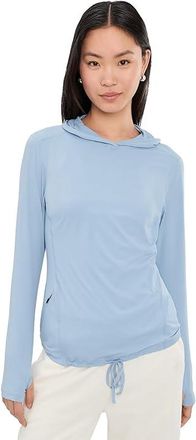 Mountain Hardwear Crater Laketm Long Sleeve Hoody Womens Sweatshirt Beach Breeze : XS, Jersey/Polyester/Elastane