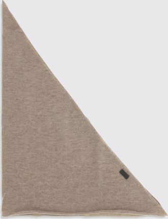 Brunello Cucinelli Foulard triangolare in cashmere con monile
