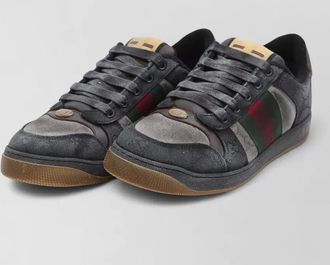 Gucci screener sneakers gg fabric web detail