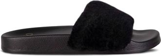 Cloud Nine Womens Bella Sheepskin Slide In Black