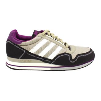 adidas Technische Stoffen Sneakers met Su&egrave;de Inzetstukken - Heren - Hardloopschoenen - Beige - 41 1/3 EU - Su&egrave;de - Fitness