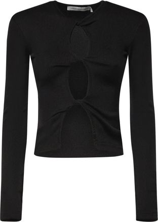 CHRISTOPHER ESBER Mujer, Camisetas, Negro, Talla: XS