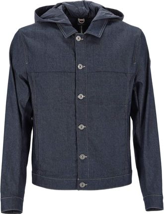 Colmar Navy Blue Hooded Denim Jacket