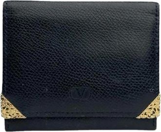 Valentino Pre-owned Vintage Wallet - Dames - Vintage Accessoires - Zwart - ONE Size - Vintage