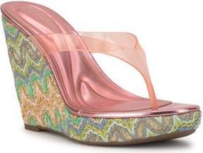 Jessica Simpson Jyseta Platform Wedge Flip Flop in Red 01 at Nordstrom Rack, Size 5.5