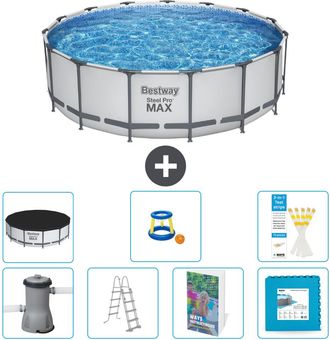 Bestway Piscina Bestway Steel Pro Max Redonda - 488x122 Cm - 8-piezas S570