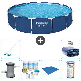 Bestway Piscina Bestway Steel Pro Redonda - 396x84 Cm - 8-piezas S21612