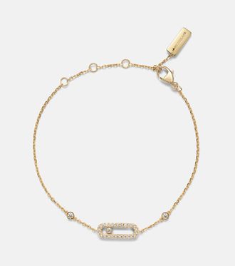 Messika Move Uno 18kt gold bracelet with diamonds