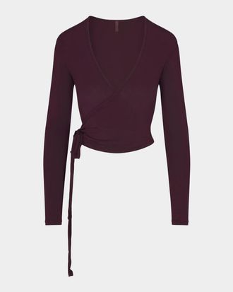 SKIMS Jersey Wrap Top