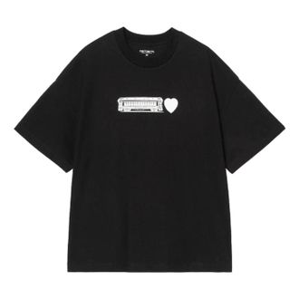 Carhartt Work in Progress Deconstructed Label Short Sleeve T-Shirt Black I036008-89-XX