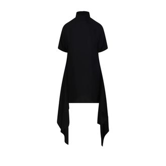 Alaia Asym Dress - female - Ala&iuml;a - Short Dresses - Black - XS - Dresses