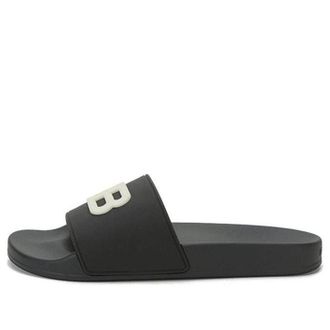 Balenciaga Pool Slides Black Glow 656395W1S861073