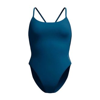 Speedo Dames Effen Racer Badpak (Groen)