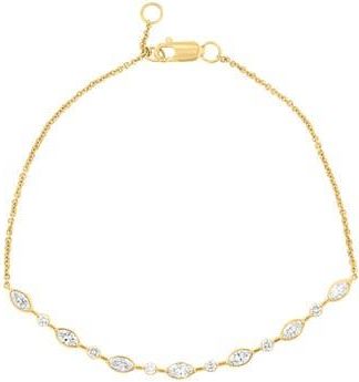 Effy Lab-Grown Diamond Chain Bracelet in Gold at Nordstrom Rack, Size 7.5