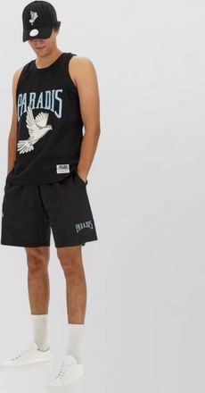 3.Paradis logo-print deck shorts