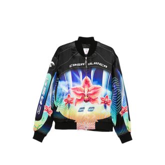 Casablanca Floral-print Bomber Jacket