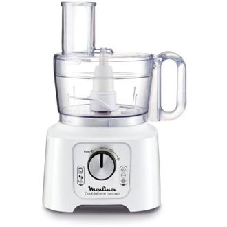 Moulinex Fp5441 Robot De Cocina 800 W 2,2 L Blanco, Plata, Gris