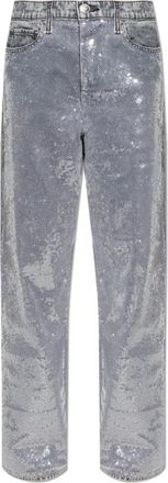 Rag & Bone Shea Relaxed Straight Jeans - Dames - Regular Fit Jeans - Grijs - W25 - Katoen - Jeans