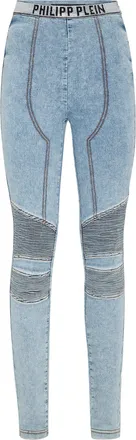 Philipp Plein Denim Super Stretch Leggins