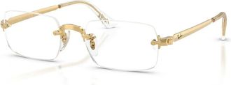 Ray-Ban Accessoires, unisex, Geel, ONE Size, Rb 3928V Optical Frame