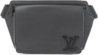 Louis Vuitton Pre-owned Belt Bags, female, Gray, Size: ONE SIZE Pre-owned Leather louis-vuitton-bags