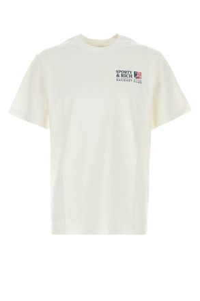 Sporty & Rich White Crew Neck T-Shirt