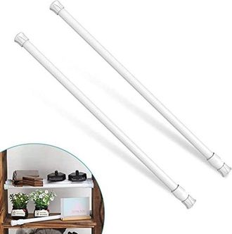OEM Barra Para Cortinas Sin Taladrar - 2 Piezas, Barra De Tensi&oacute;n Extensible Para Cortinas, 40-70 Cm, Ideal Para Ventanas Y Armarios