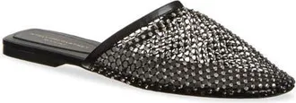 Stella McCartney Crystal Mesh Mule in Black Crystal at Nordstrom, Size 10.5Us