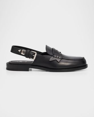 Christian Louboutin Men & apos;s The Asclepius Leather Sling Loafers