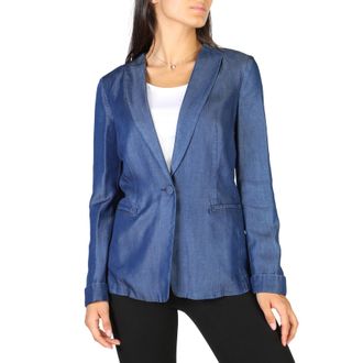 Armani Emporio Womens Formal Jacket - Blue - Size IT 40 (Womens)