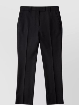 Incotex virgin wool straight-leg mid-rise tailored trousers