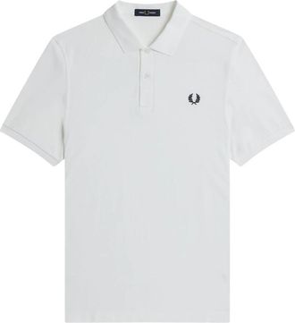 Fred Perry Stijlvol Poloshirt - Heren - Polos - Wit - S - Katoen - Tops