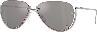 Diesel DL1003 103/6G Mens Sunglasses Silver Size 59