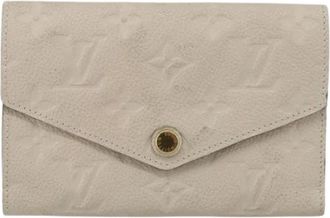 Louis Vuitton Pre-owned Wallets, female, Beige, Size: ONE SIZE Pre-owned Leather Wallet