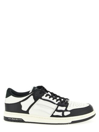 Amiri Skel Low Top Sneakers Bianco/Nero-Uomo