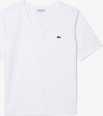 Lacoste T-shirt met V-hals