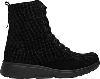 Xsensible Schoenen, Dames, Zwart, 39 EU, Leer, Asti Veterlaars
