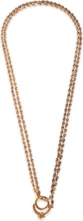 Etro Monkey necklace - women - Gold Plated Brass - One Size