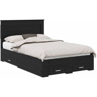 vidaXL Bed Frame with Drawer with Headboard Manual Engineered Wood vidaXL