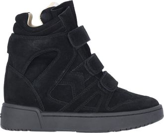 Isabel Marant Black IM3 Suede High-Top Sneakers