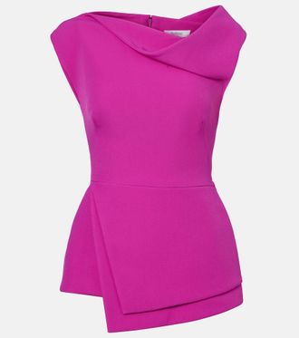 SAFiYAA Farrah draped crepe top