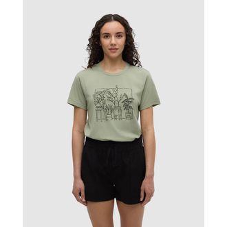 tentree Plant T-Shirt in Light Moss/meteorite Black at Nordstrom, Size Small