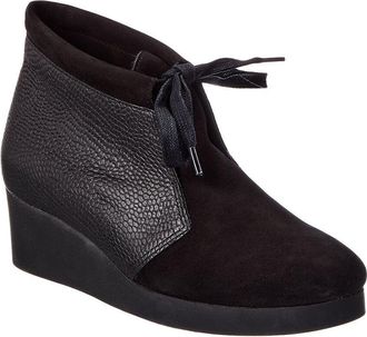 Arche Hablo Leather Wedge Bootie