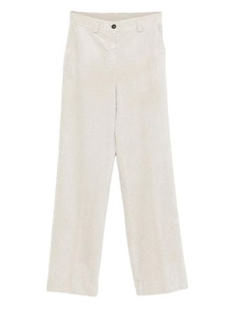 Antonelli corduroy straight-leg trousers - women - Fabric - 42 - Neutrals