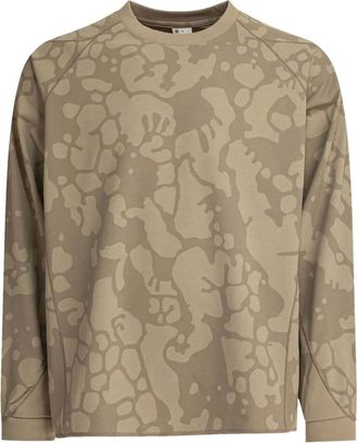 Goldwin Felpa con stampa astratta - Toni neutri