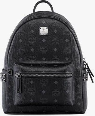 MCM Stark Side Studs Backpack in Visetos in Black at Nordstrom